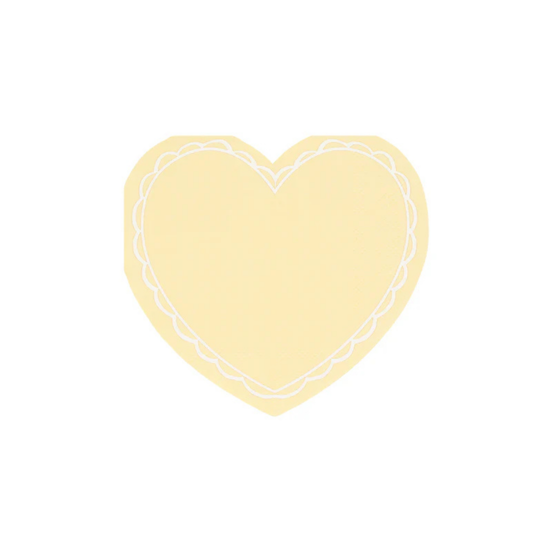 Children's small napkins Pastel heart