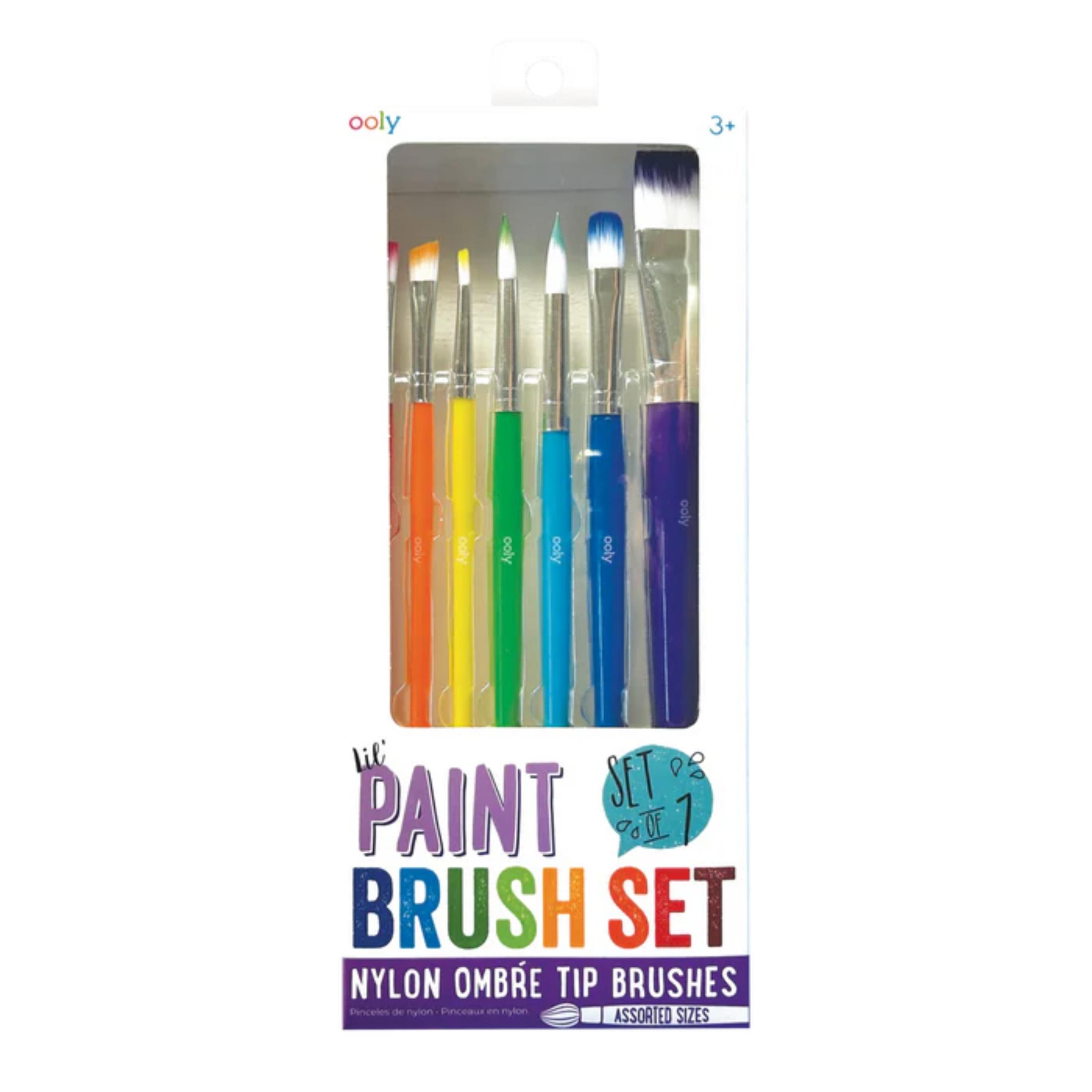 Lil' Paint Brush Set of 7 for Kids