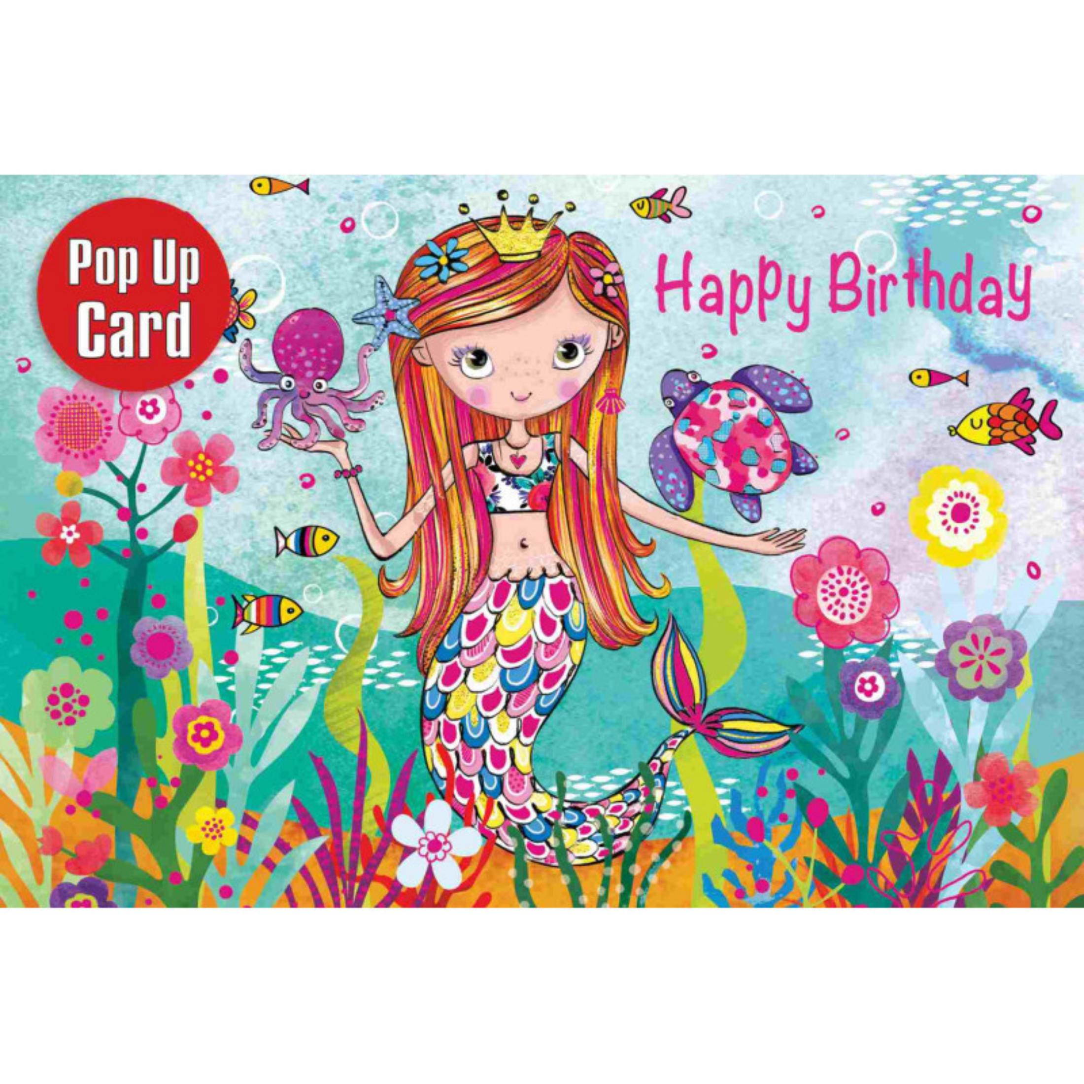 Pop Up Mermaid Greeting Card