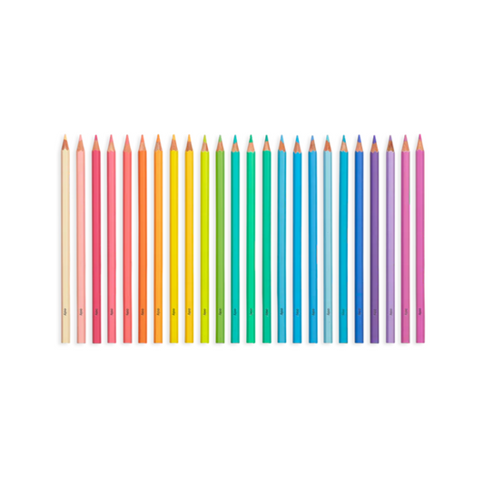 Children's set of 24 colored pencils Pastel Hues