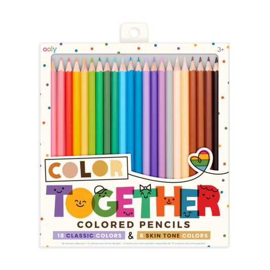 Children's set of 24 colored pencils Color Together