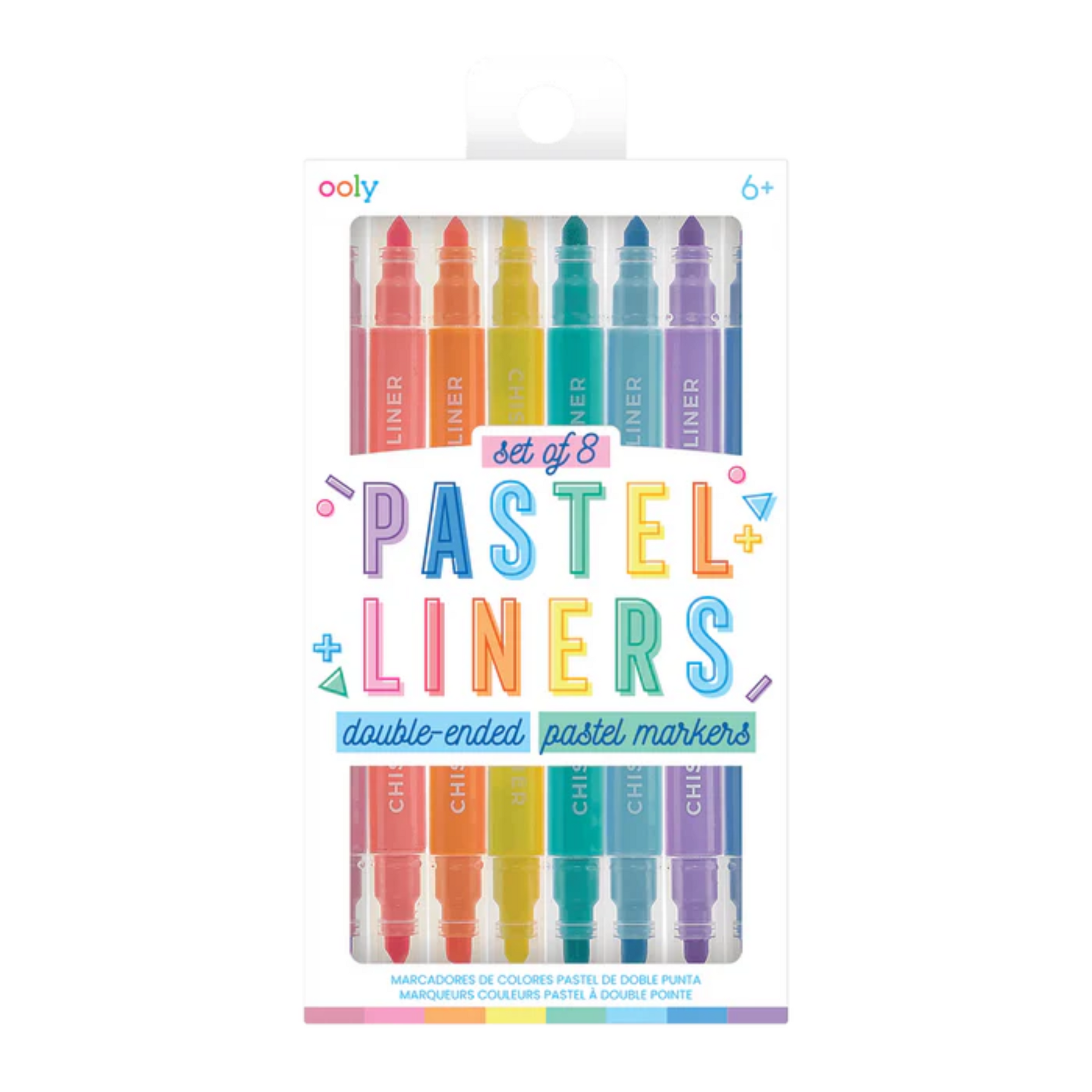 Παιδικό σετ 8 Μαρκαδόρων Pastel Liners