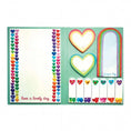 Φορτώστε την εικόνα στον προβολέα γκαλερί, Παιδικό μπλοκ σημειώσεων με σελιδοδείκτες Rainbow Hearts
