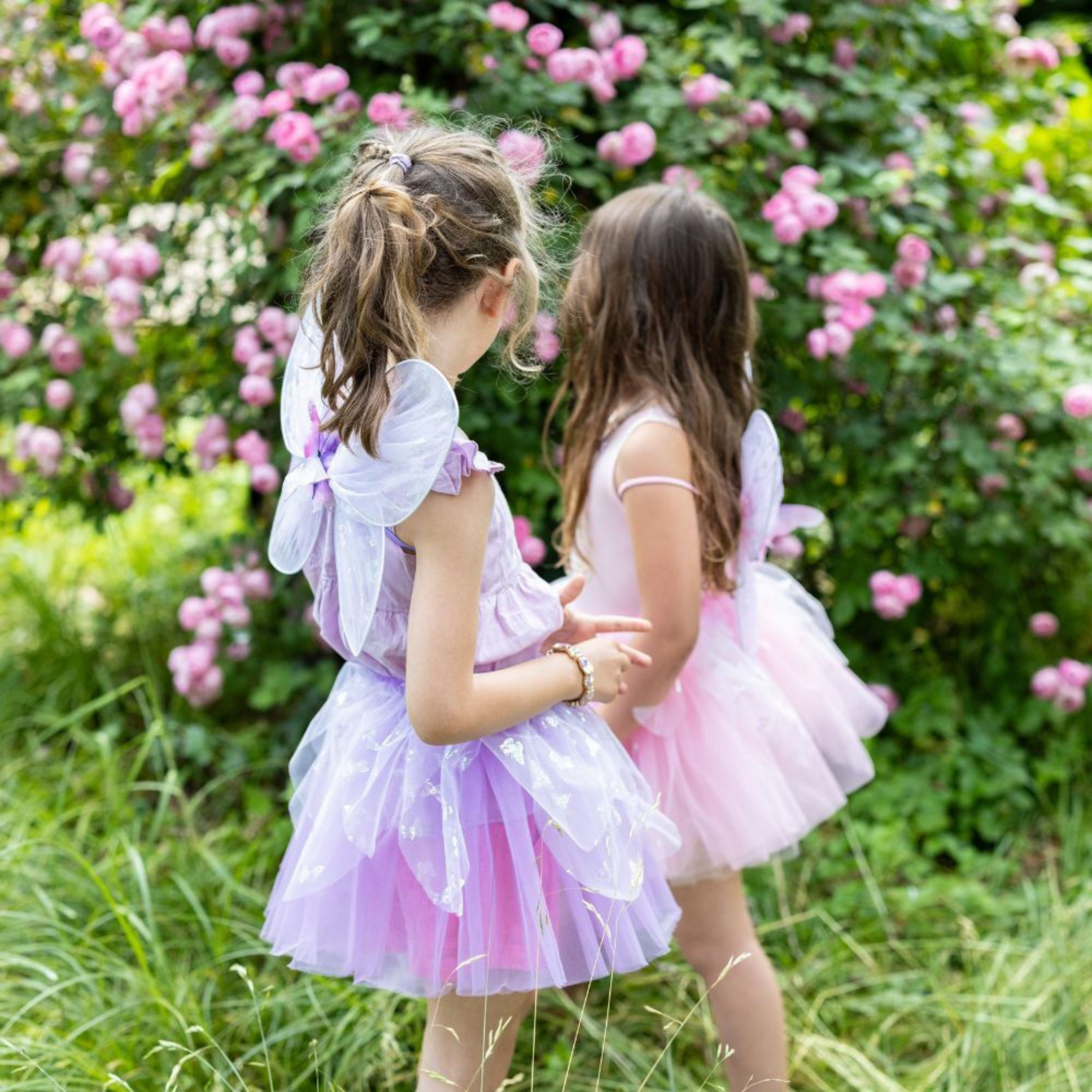 Children's Halloween costume Butterfly with purple wings