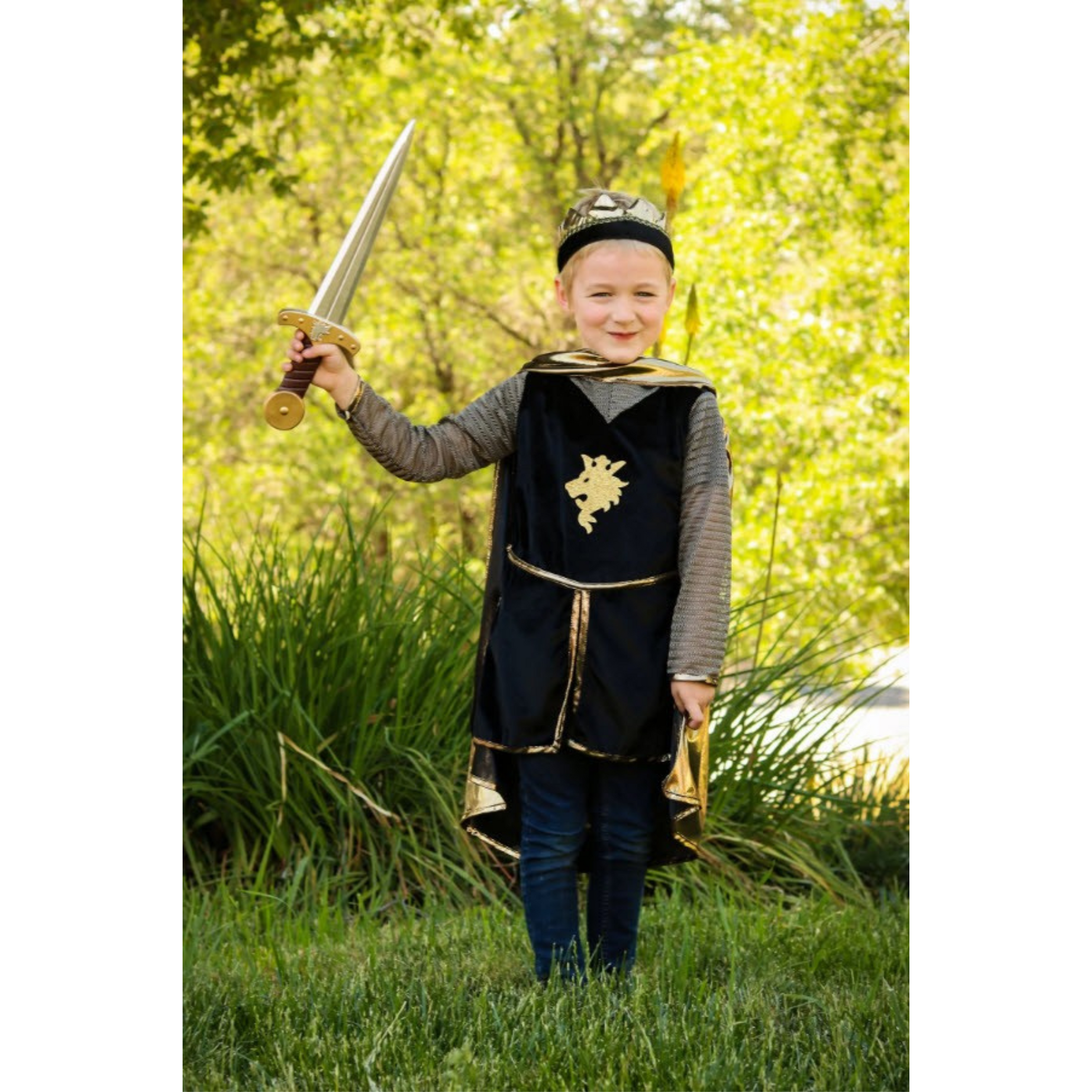 Children's Halloween costume set Knight