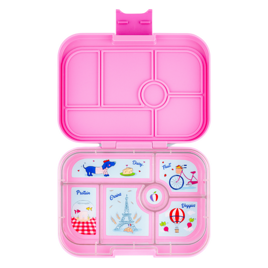 Children's Lunch Box with 6 Compartments Paris-Fifi Pink