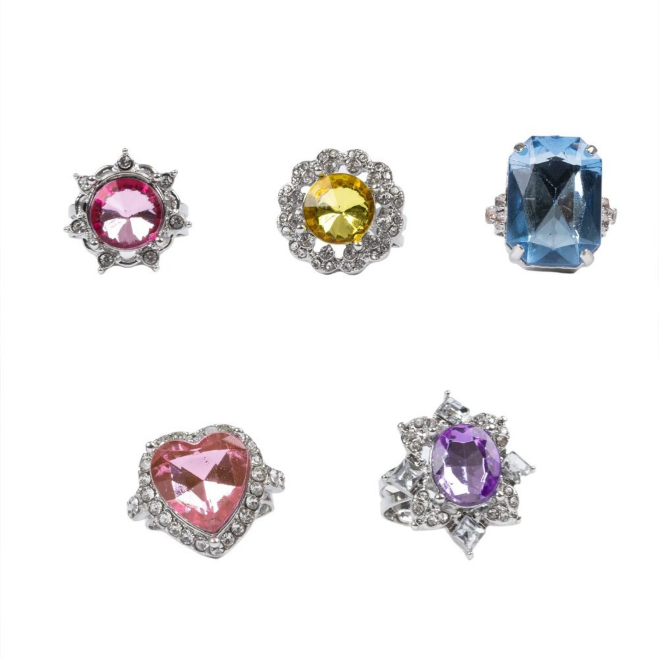 Set of 5 rings Queen