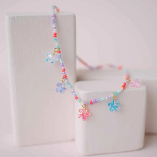 Girls necklace Flowers