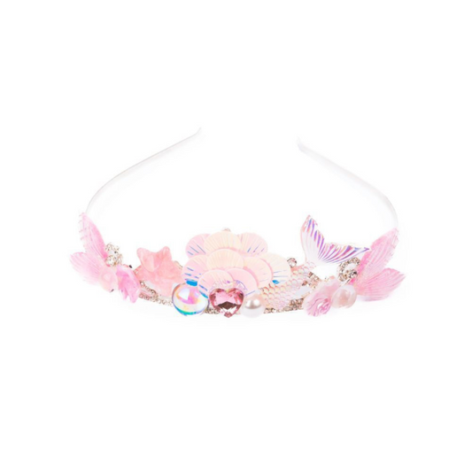 Girls tiara Mermaid Pink