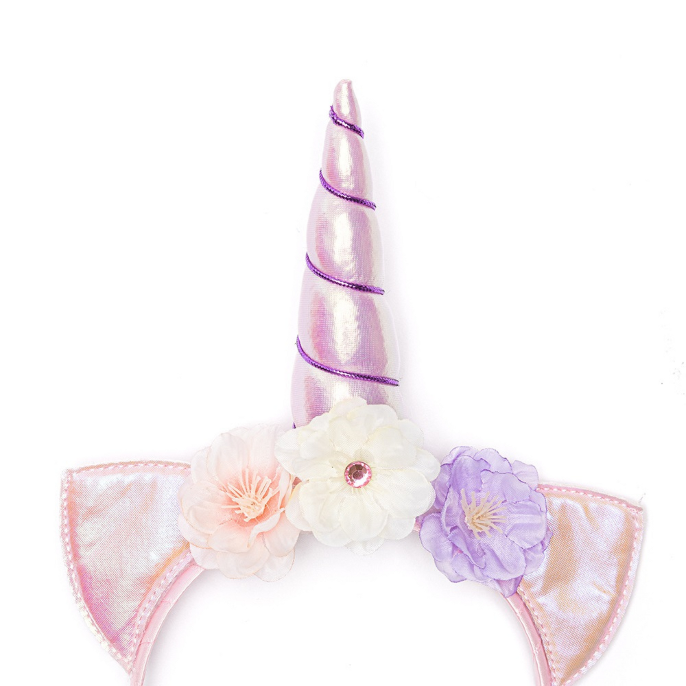 Girls hair band Unicorn flowers