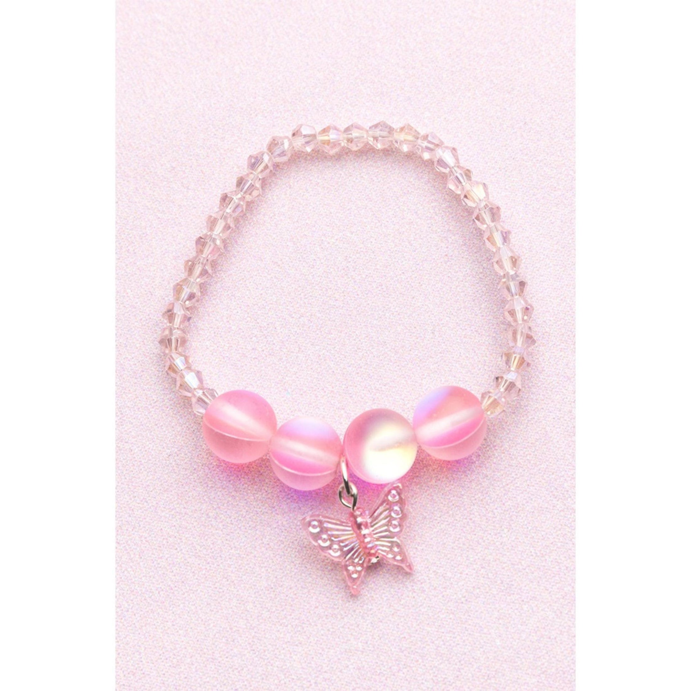 Παιδικό βραχιόλι Boutique ροζ πεταλούδα