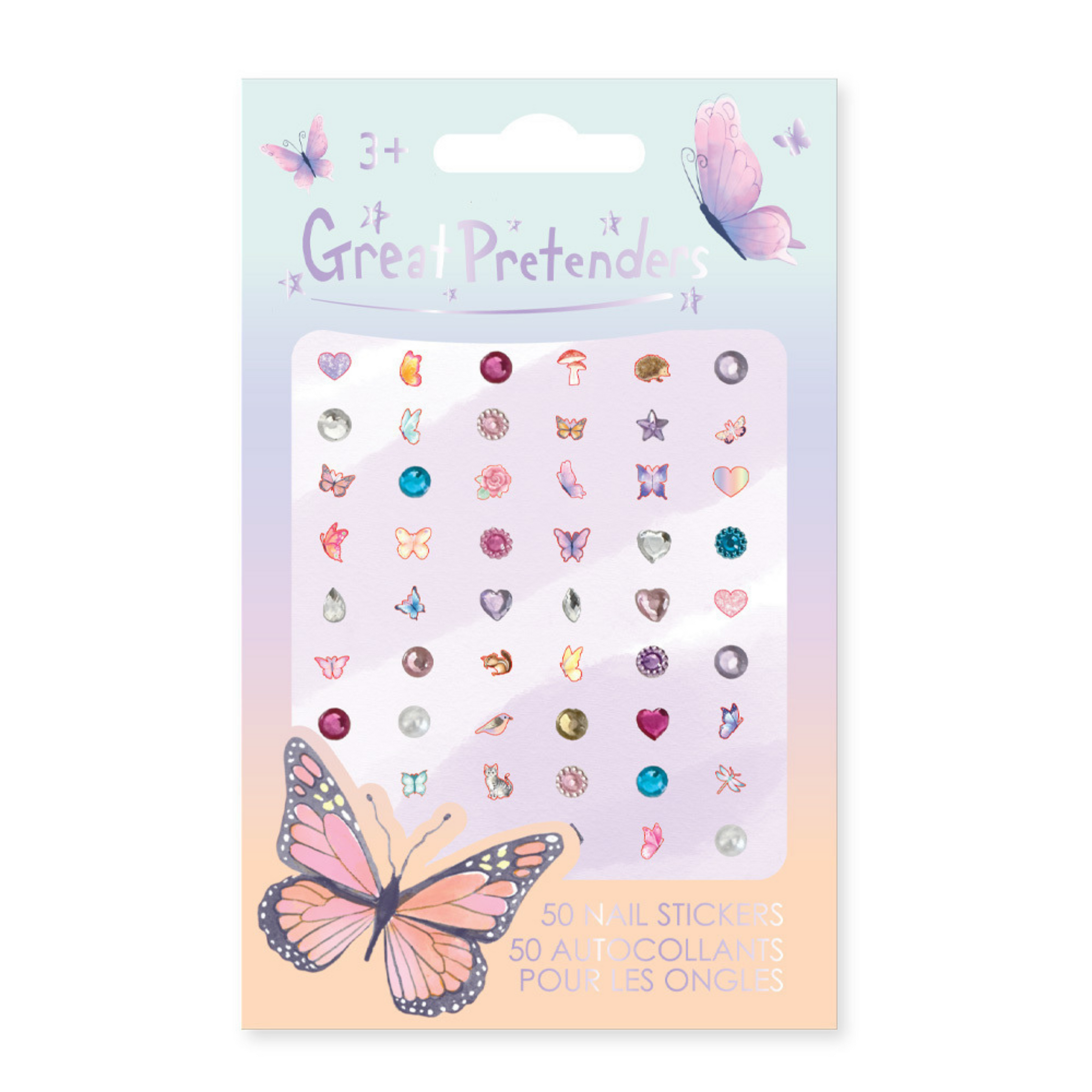 Girls nail stickers Butterfly