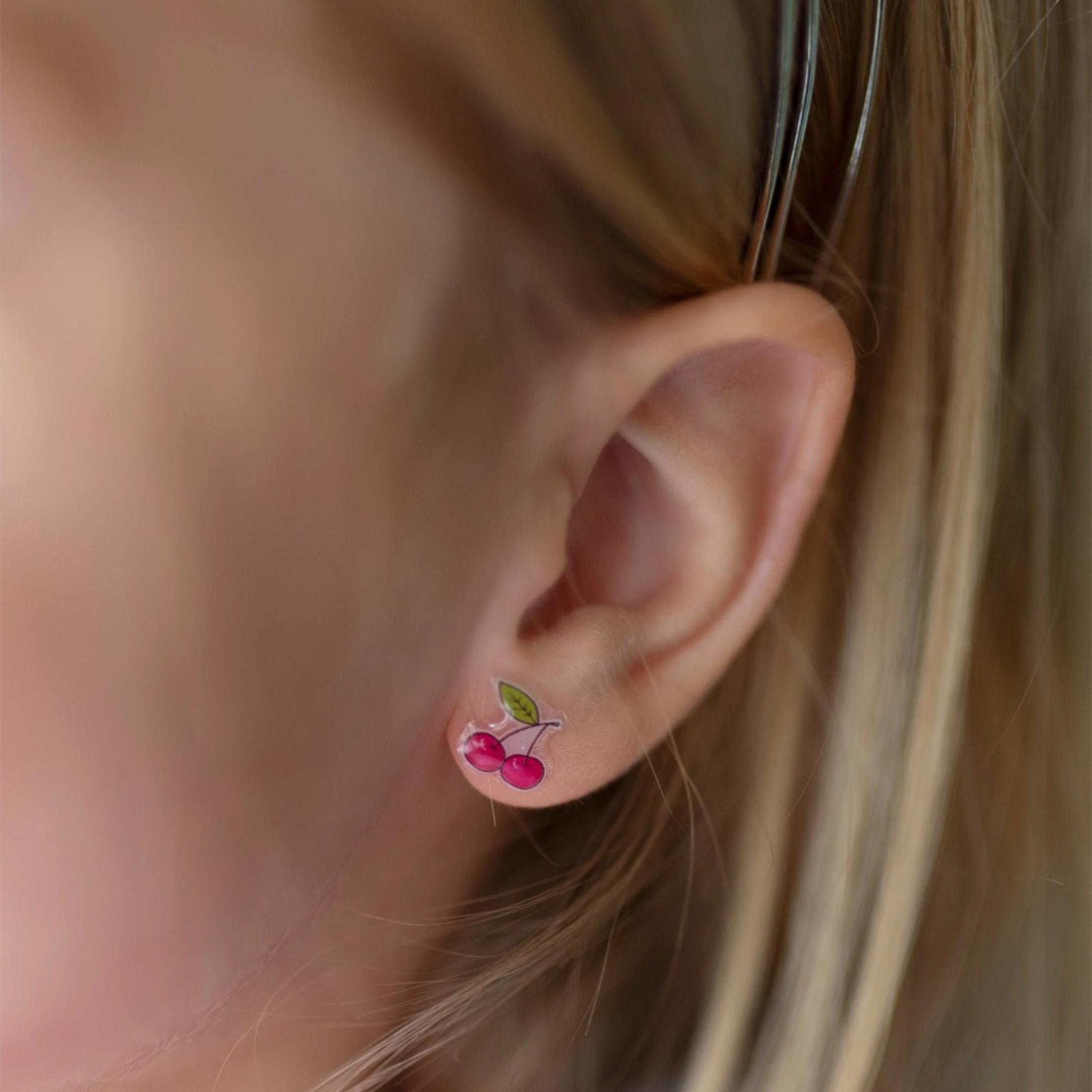 Girls Unicorn sticker earrings