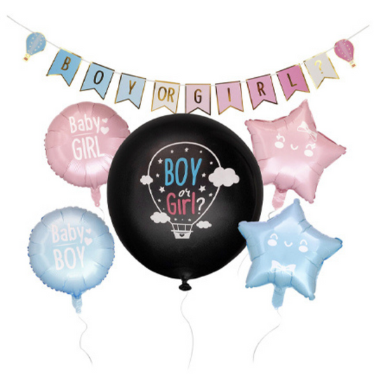 Gender Reveal Party Decoration Set