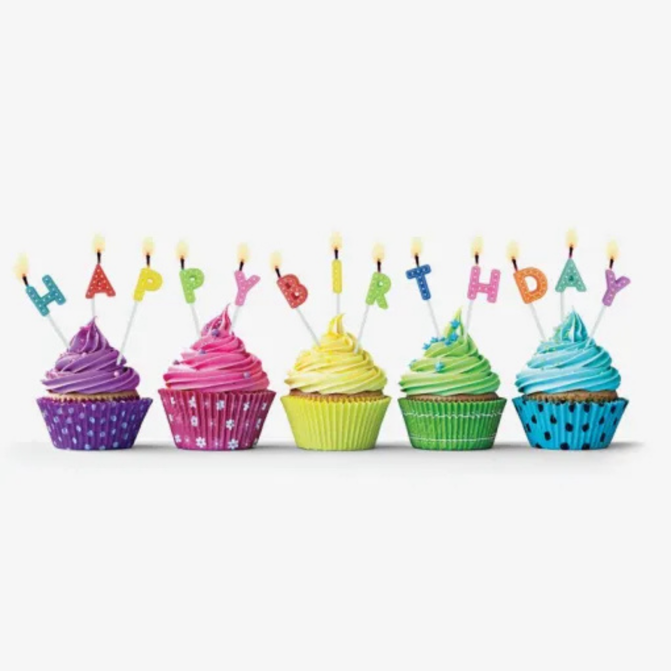 Children's Happy Birthday candles