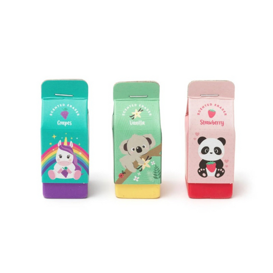 Children's set of 3 Yummy Yummy scented erasers