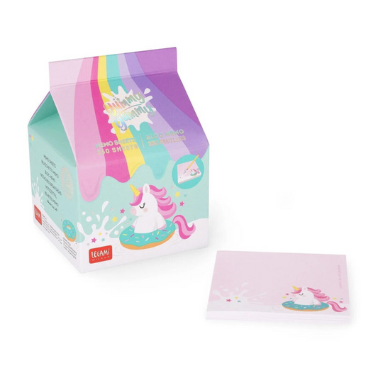 Children's notepads in a cube Unicorn