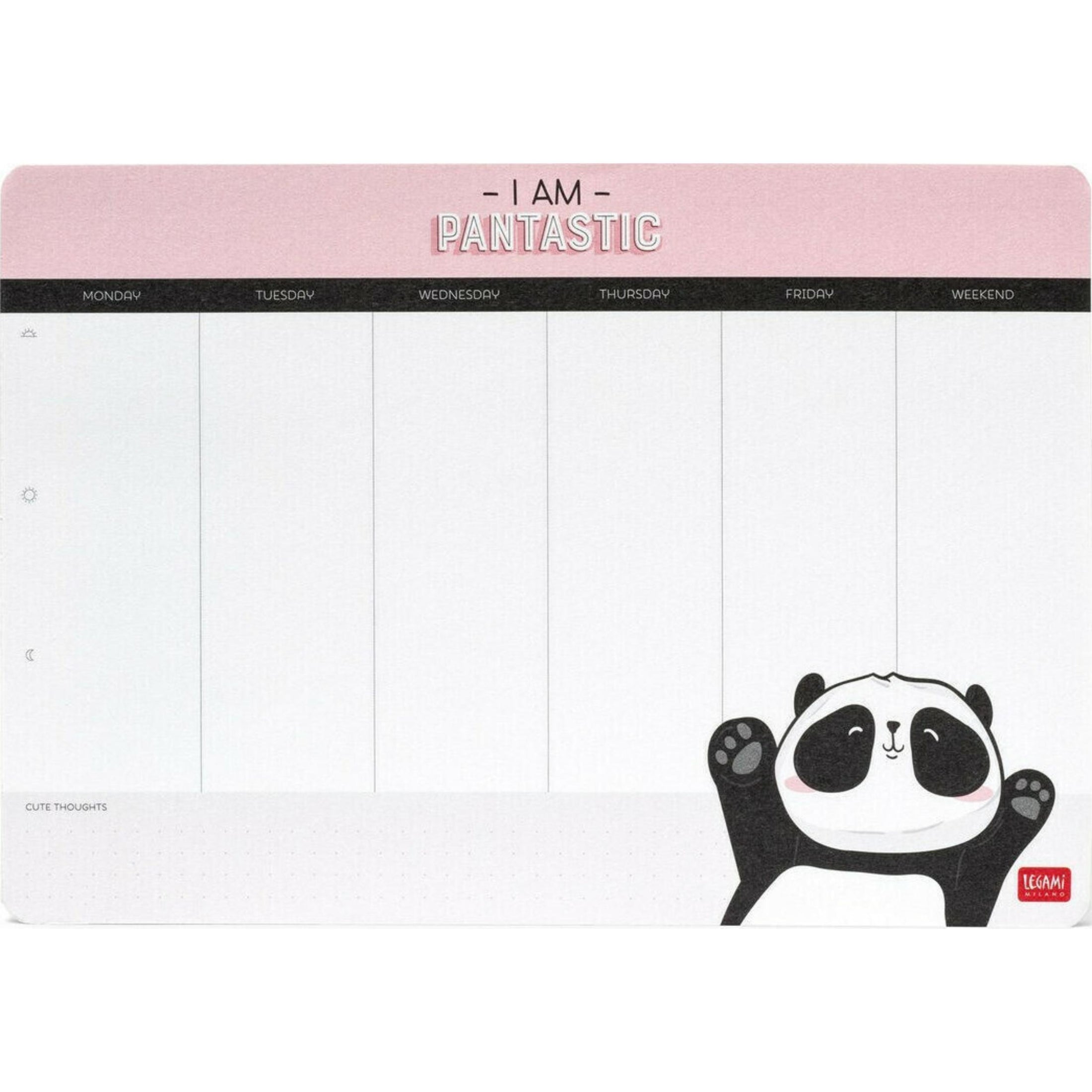 Παιδικό ημερήσιο πλάνο-mouse pad Pantastic Panda