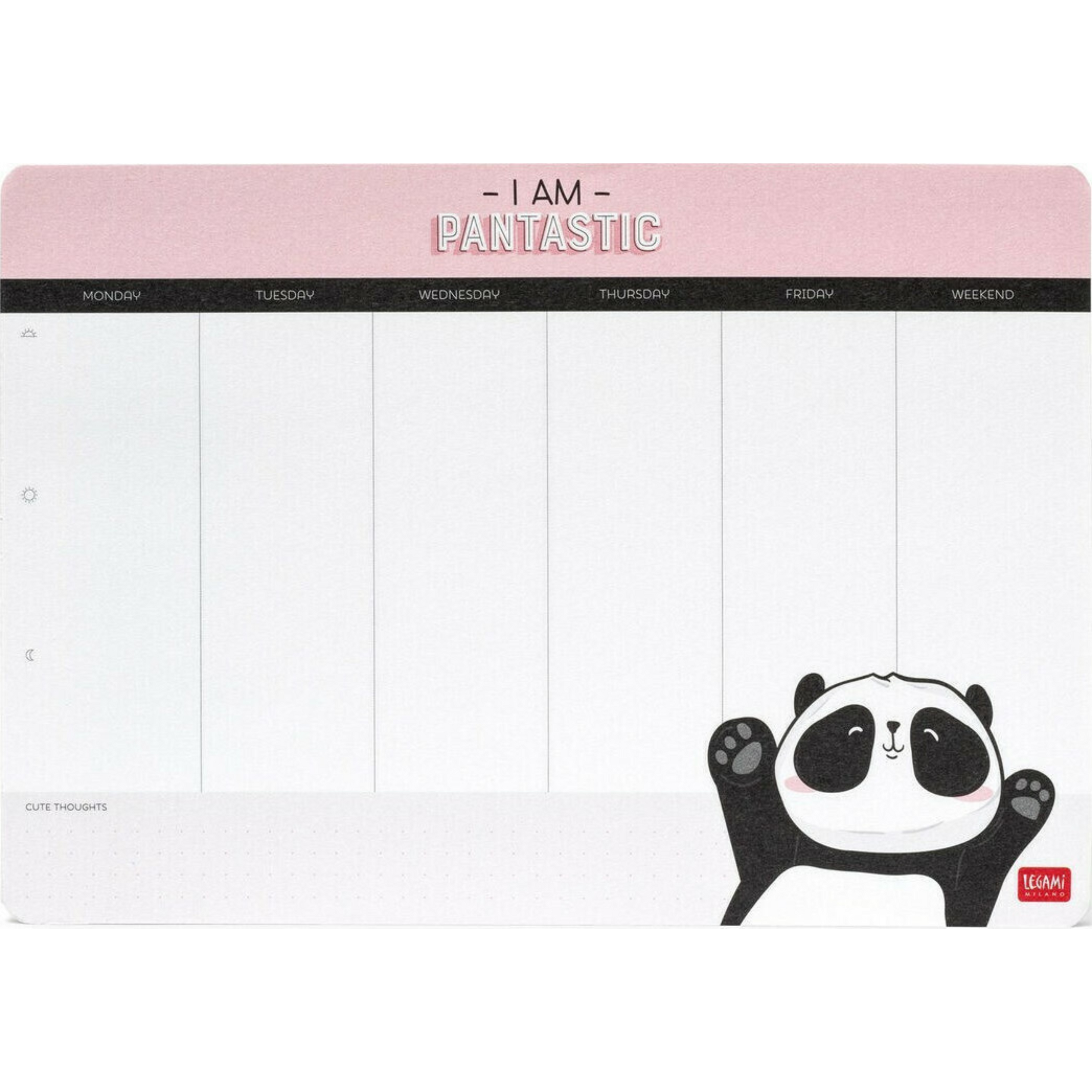 Girls daily plan-mouse pad Pantastic Panda