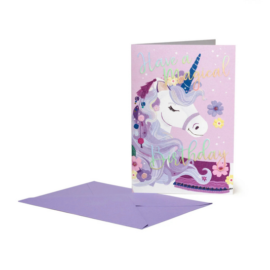 Children's Unicorn Birthday Greeting Card