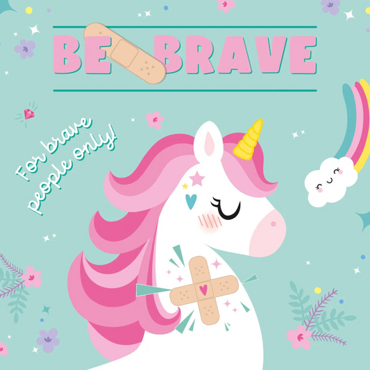 Unicorn Be Brave Children's Wound Dressings