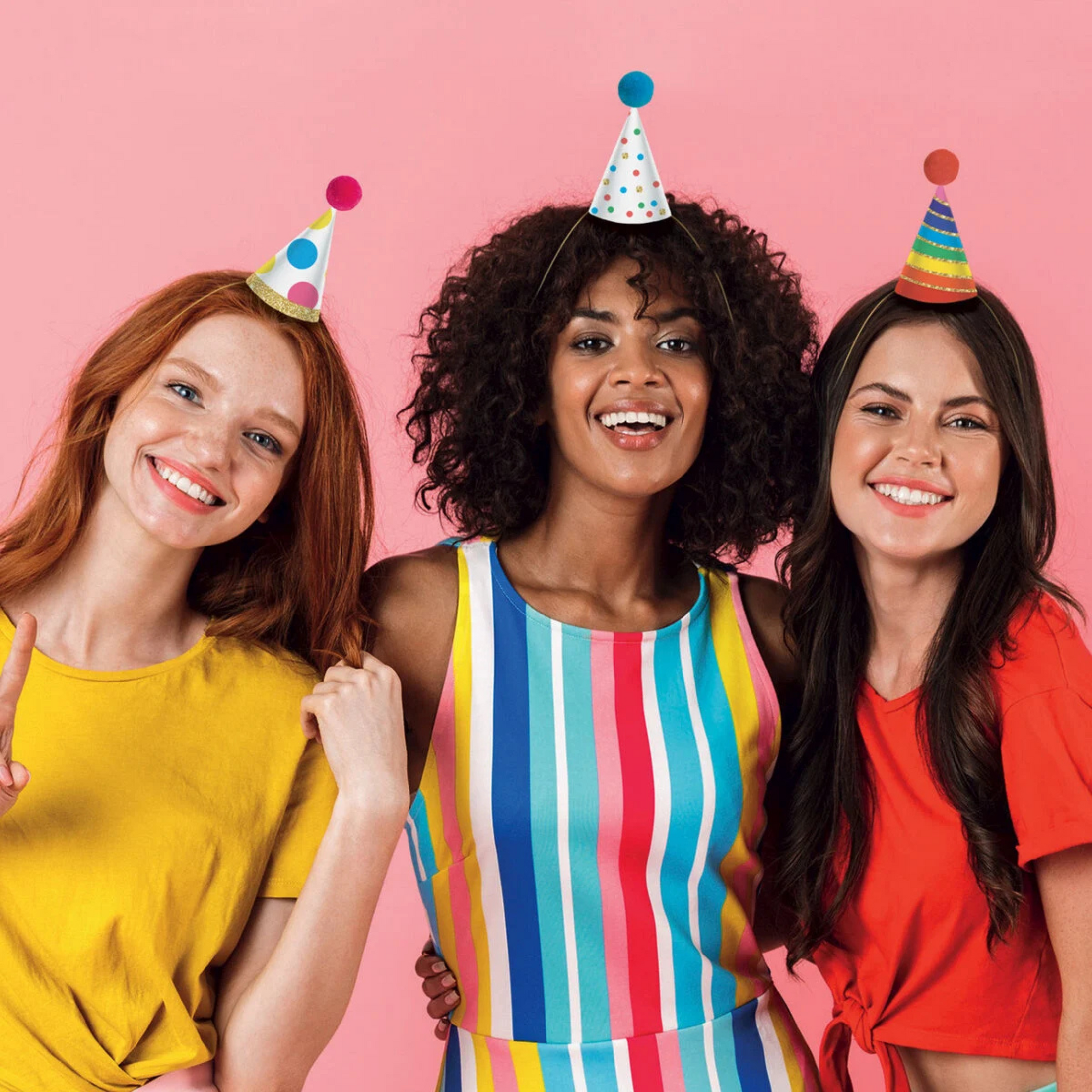 Children's 8 paper hats The Party is On