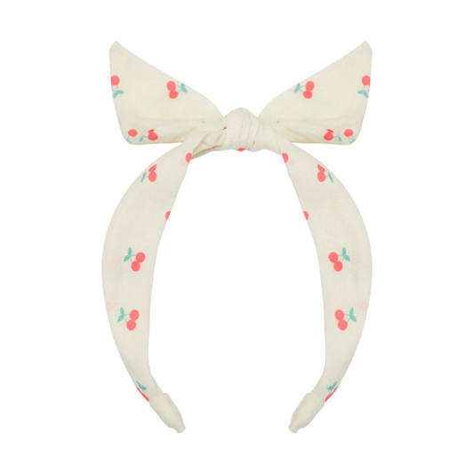 Cherry Tie Girls Hairband