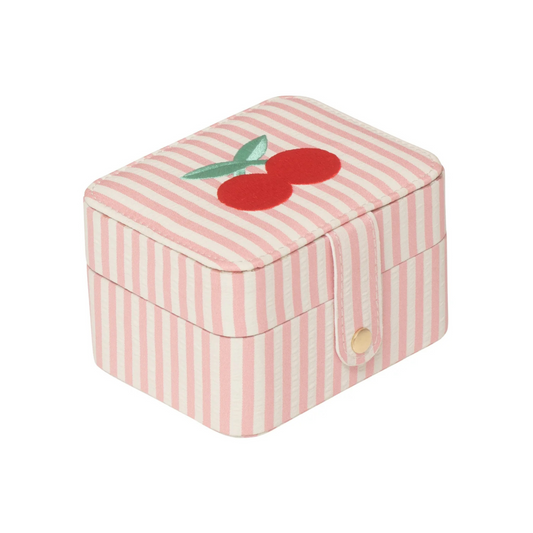 Girls jewelry box Stripy cherry