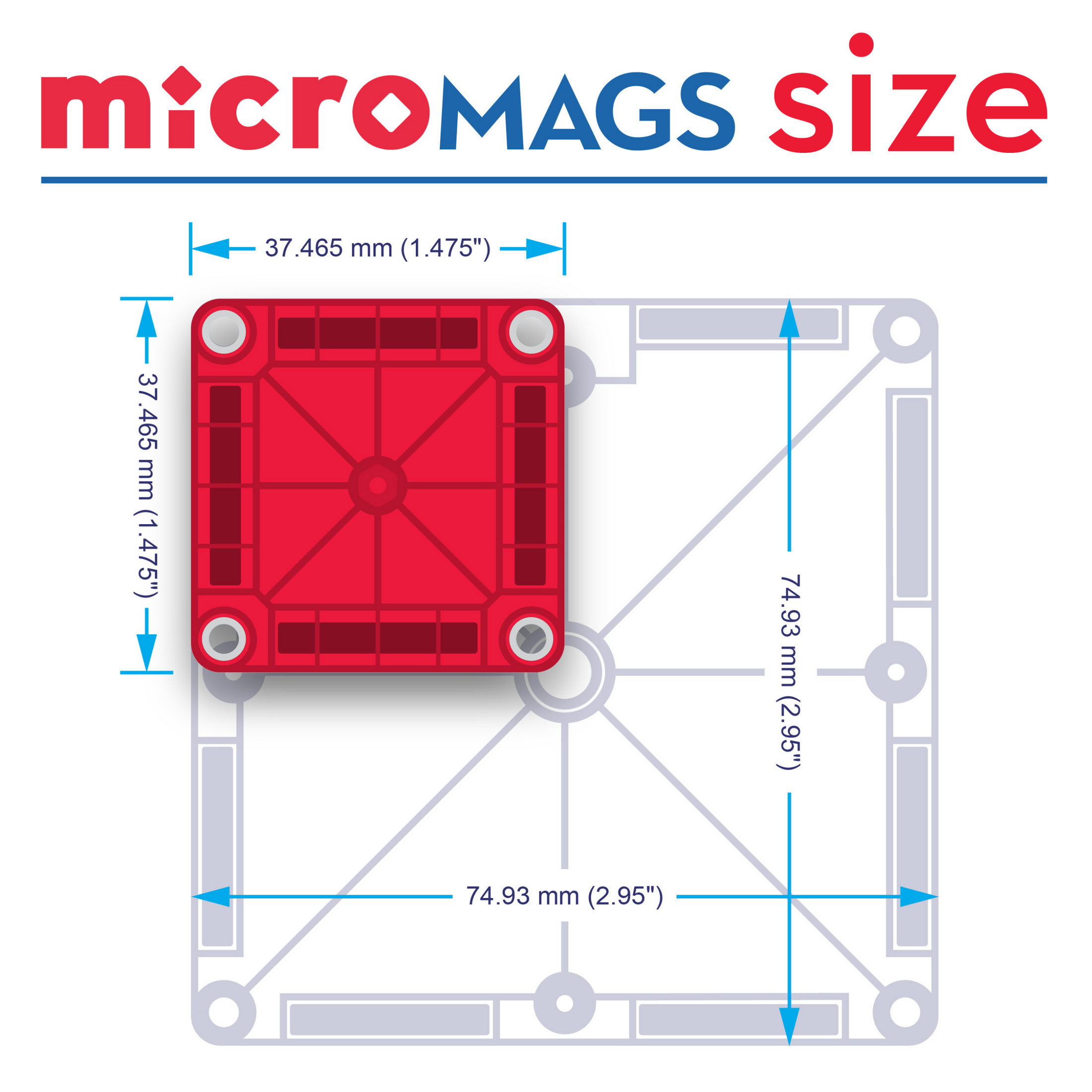 Μαγνητικό Παιχνίδι microMAgs Travel 26 κομμάτια σετ