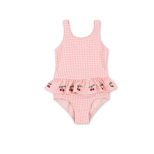 Βρεφικό ολόσωμο μαγιό με κεράσια