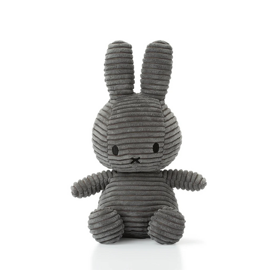 Children's fabric doll Miffy Corduroy Gray 23cm