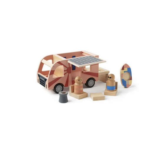 Children's wooden toy Van-caravan AIDEN