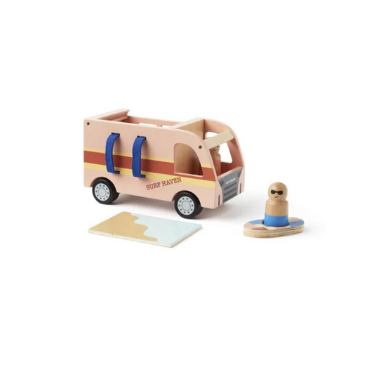 Children's wooden toy Van-caravan AIDEN