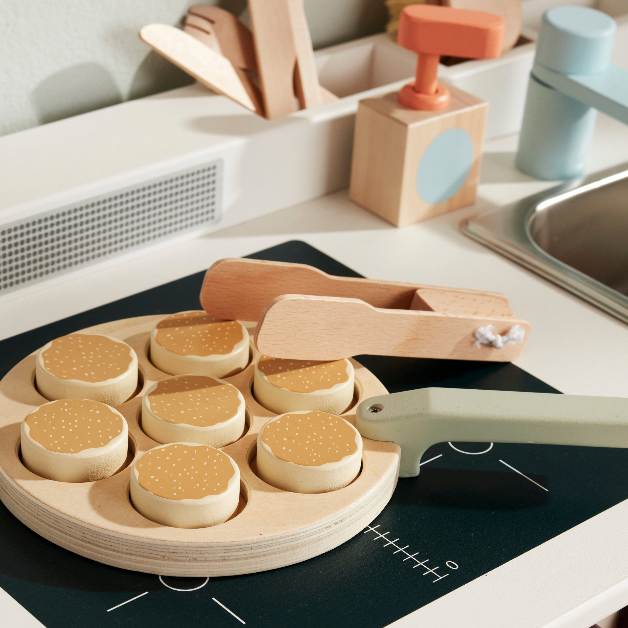 Children's Wooden Pancakes Playset