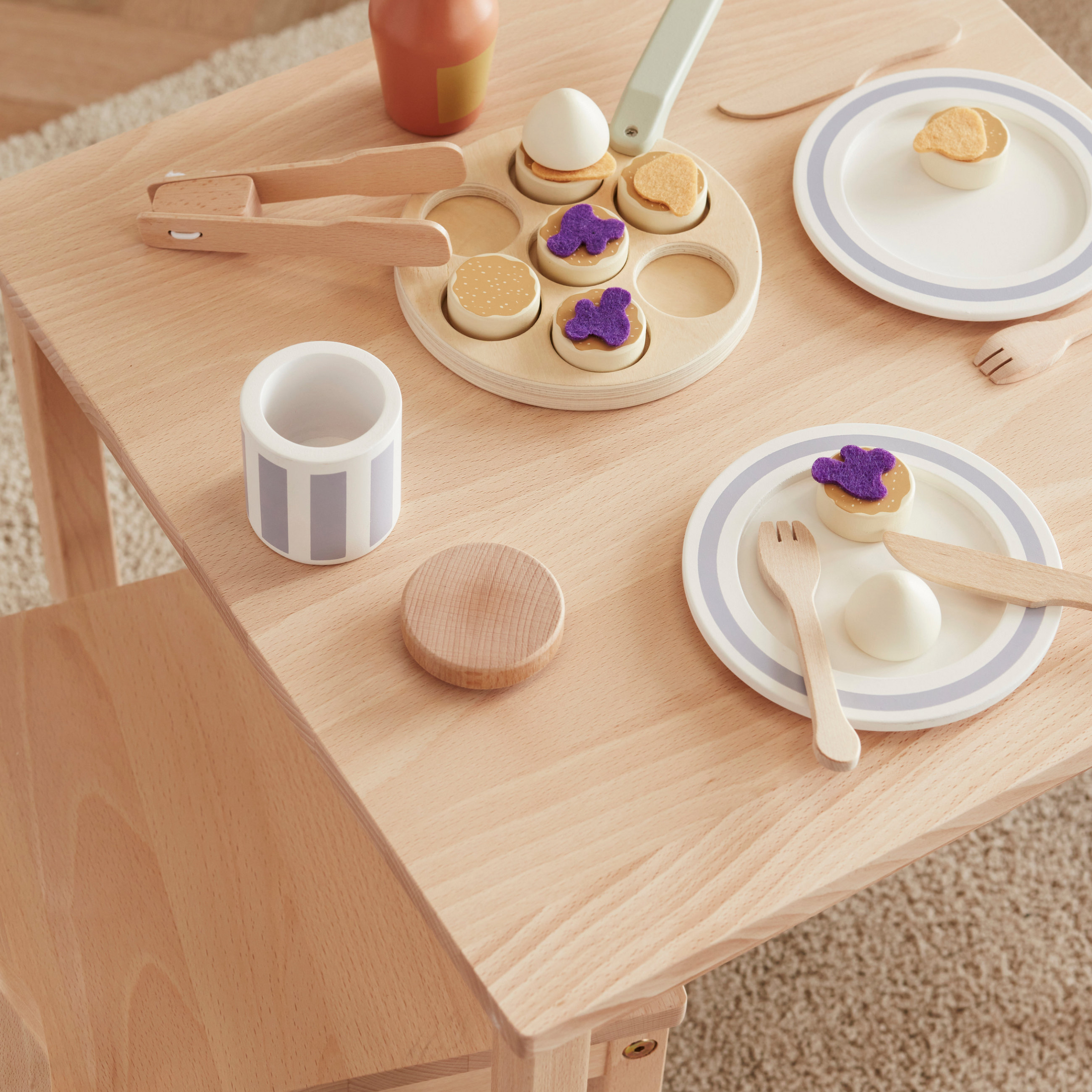 Children's Wooden Pancakes Playset