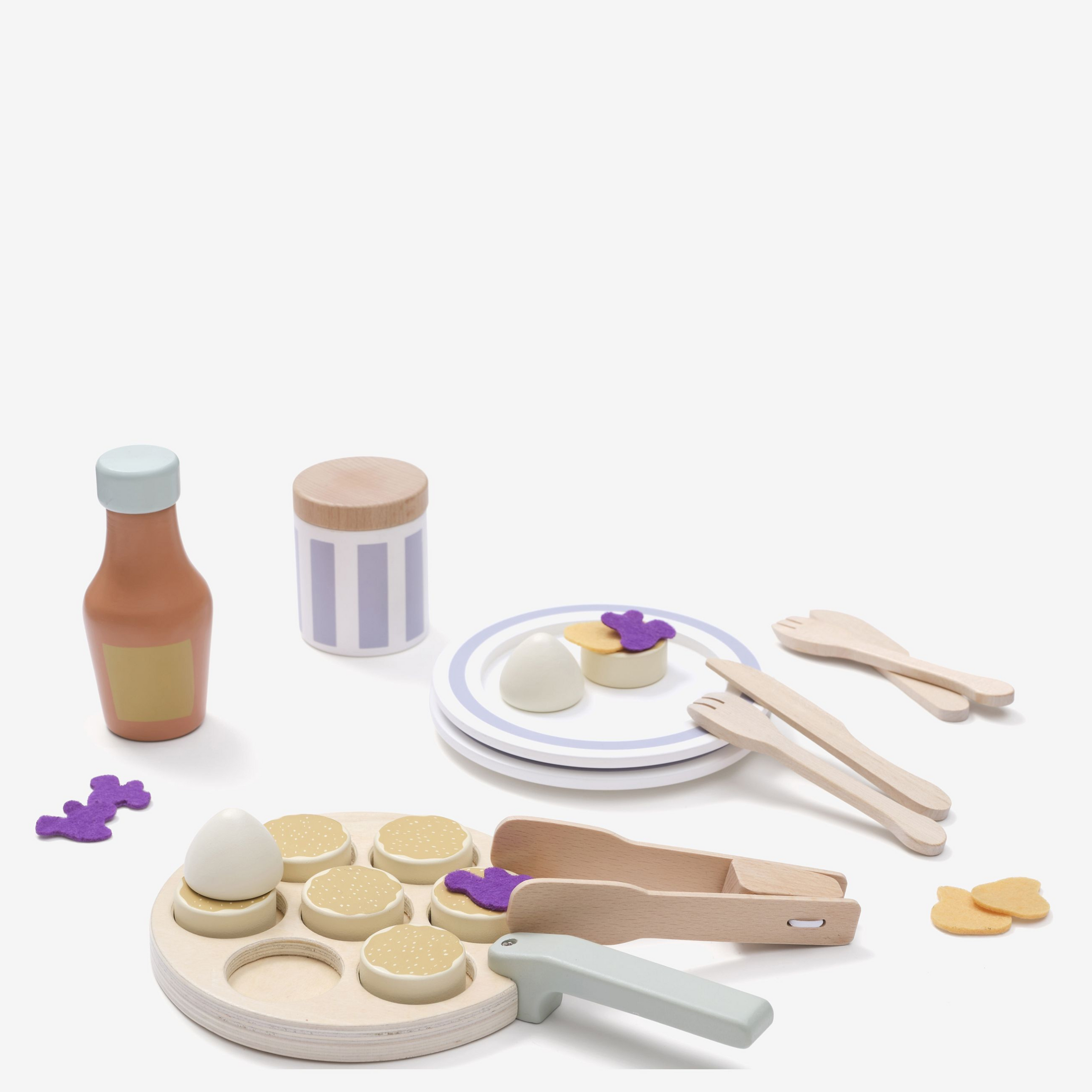 Children's Wooden Pancakes Playset