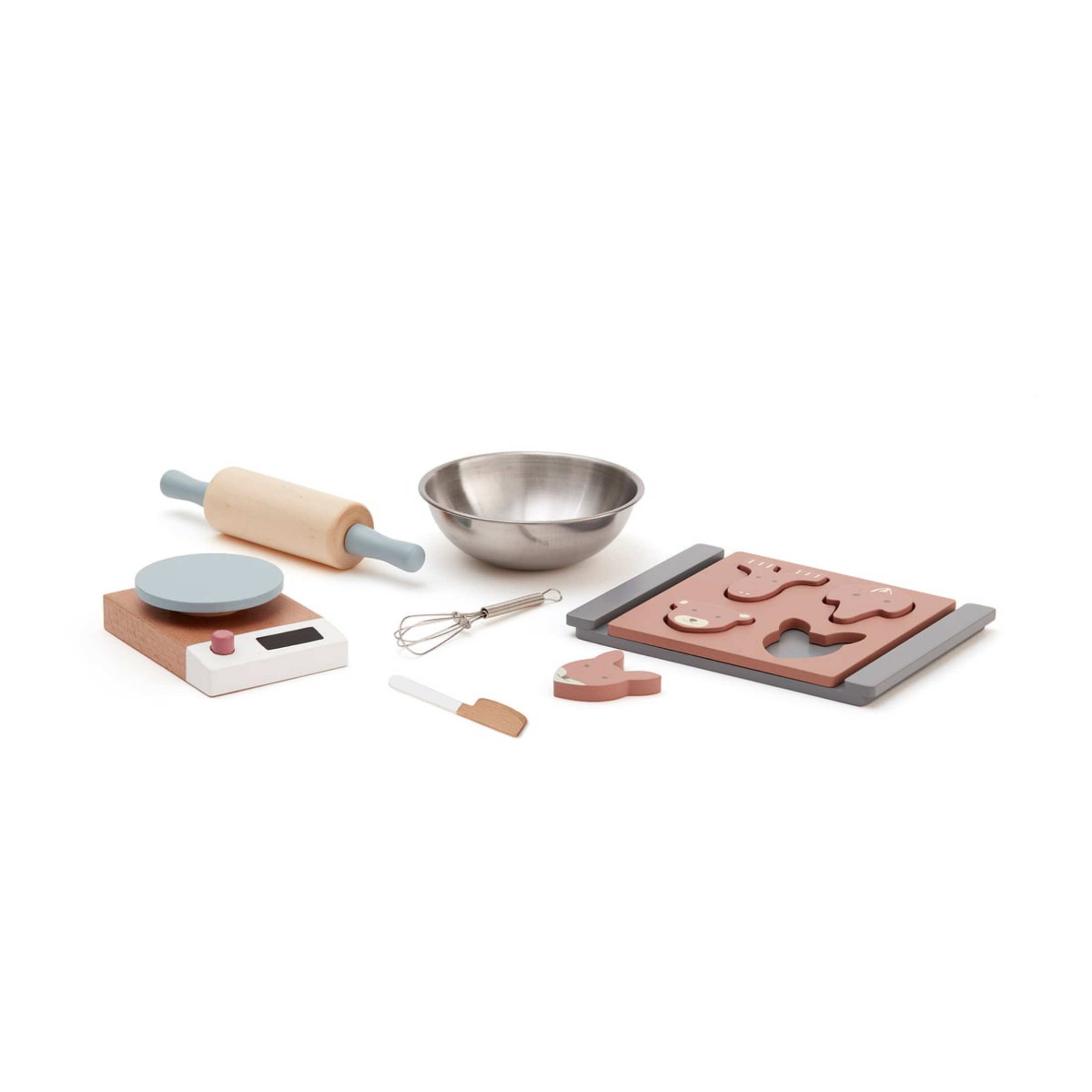 Children's wooden toy set Baking utensils