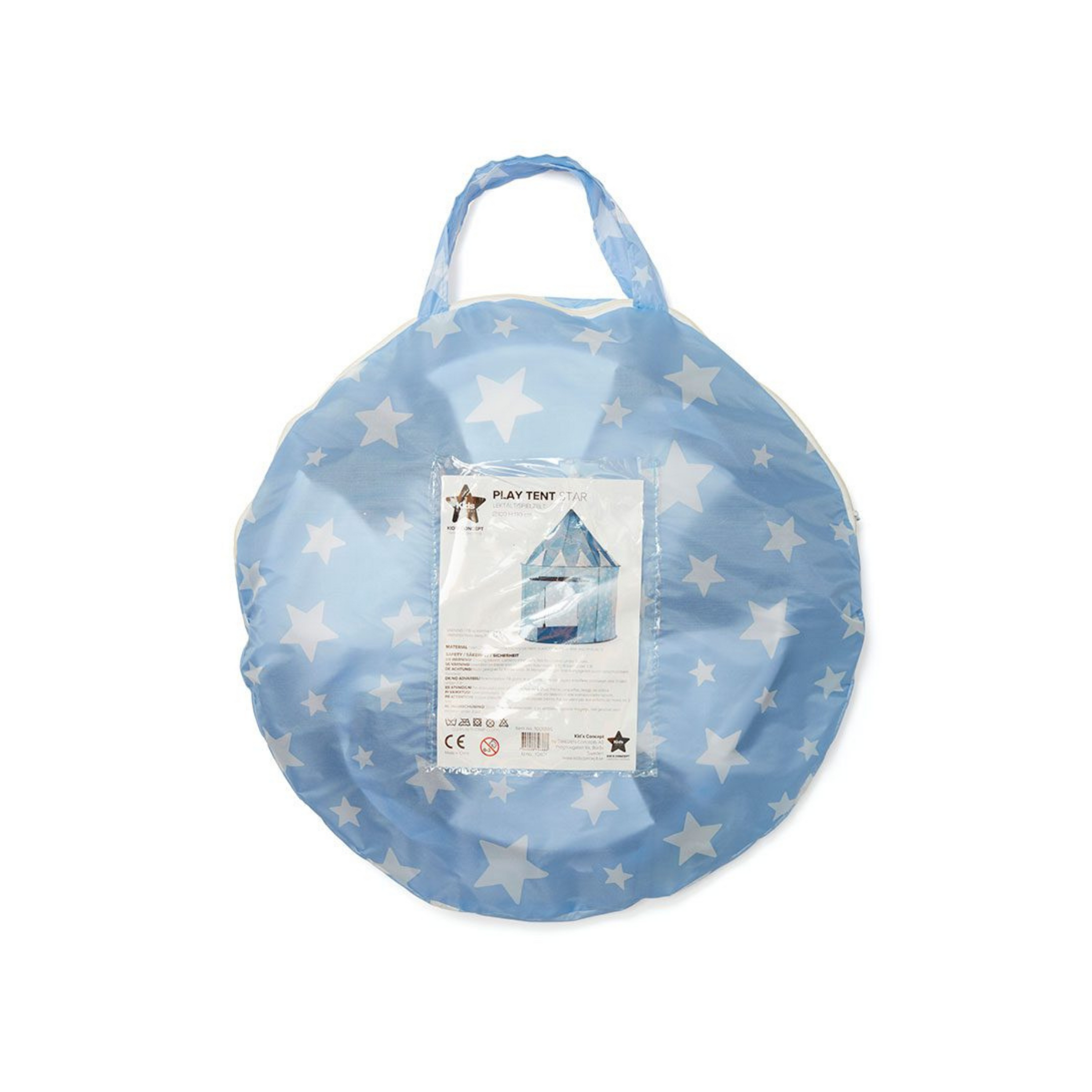 Children's play tent Star Light blue