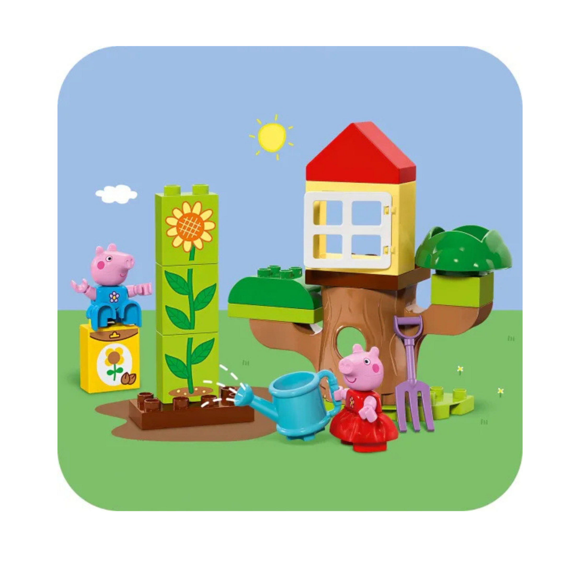 Peppa Pig Garden and Treehouse Duplo