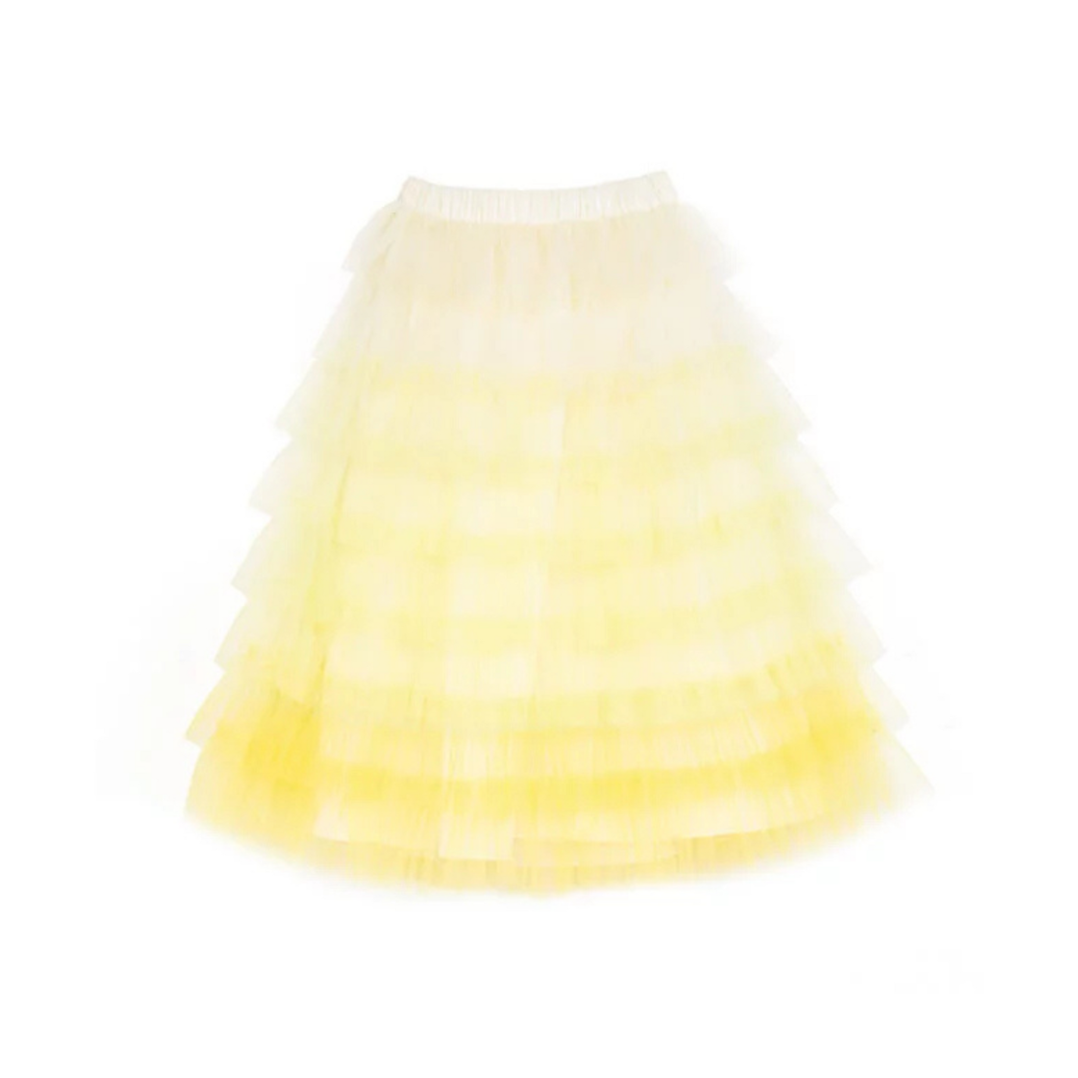 Girls skirt with ruffles Yellow