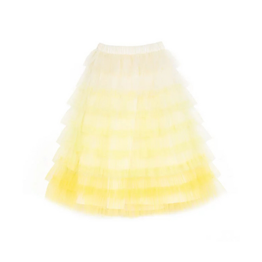 Girls skirt with ruffles Yellow