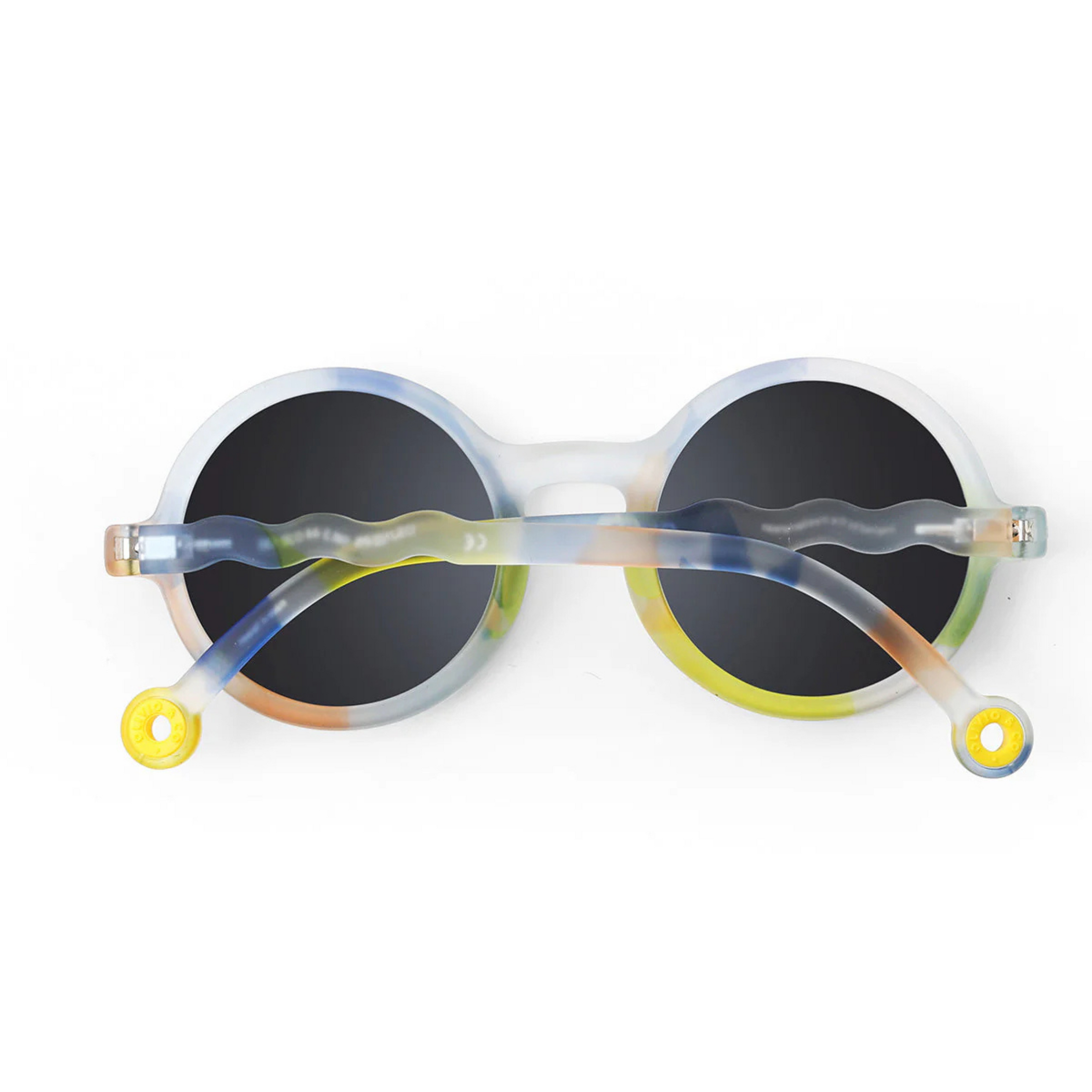 Kids Round Sunglasses Classic Art Brush