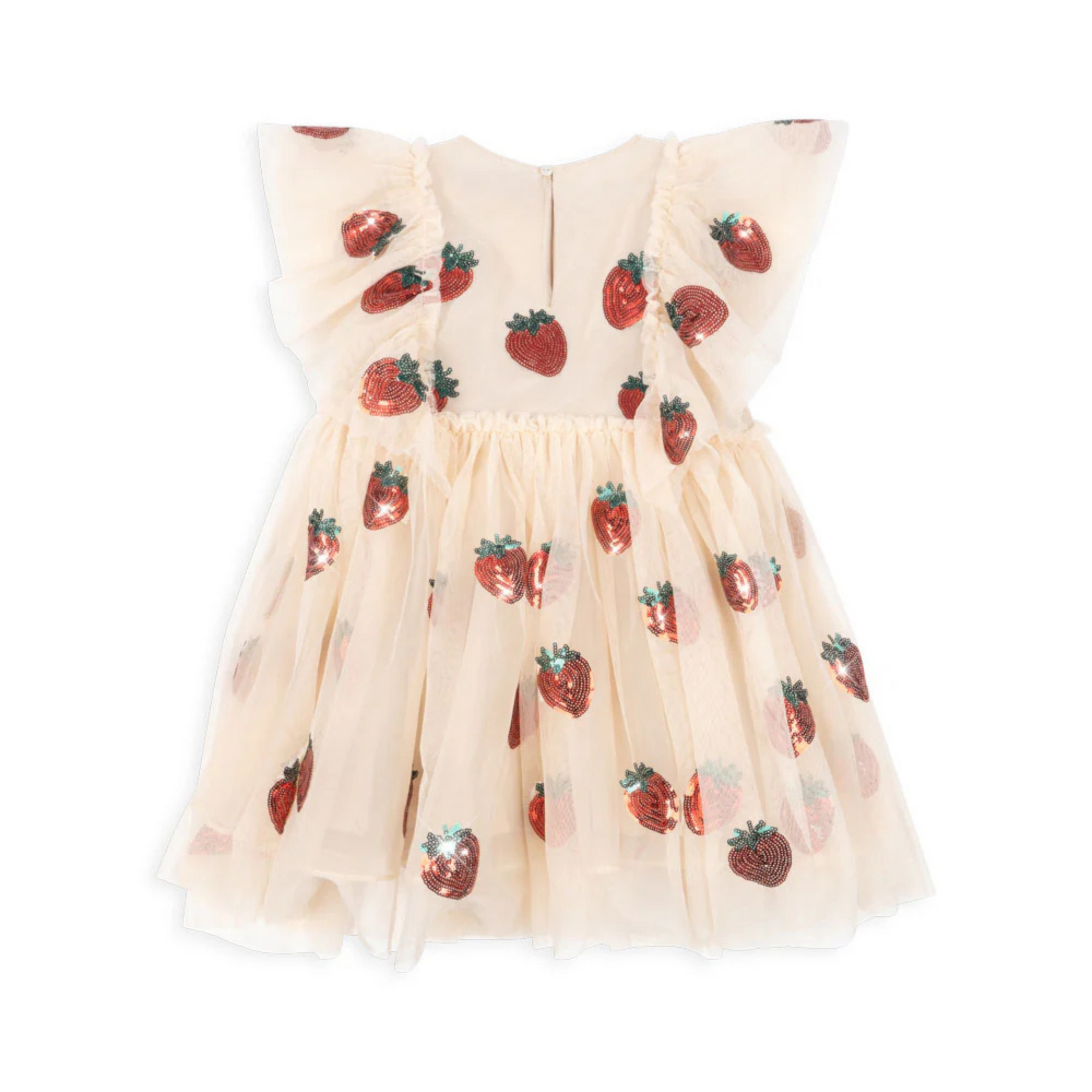 Girls Fairy dress with strawberry sequins