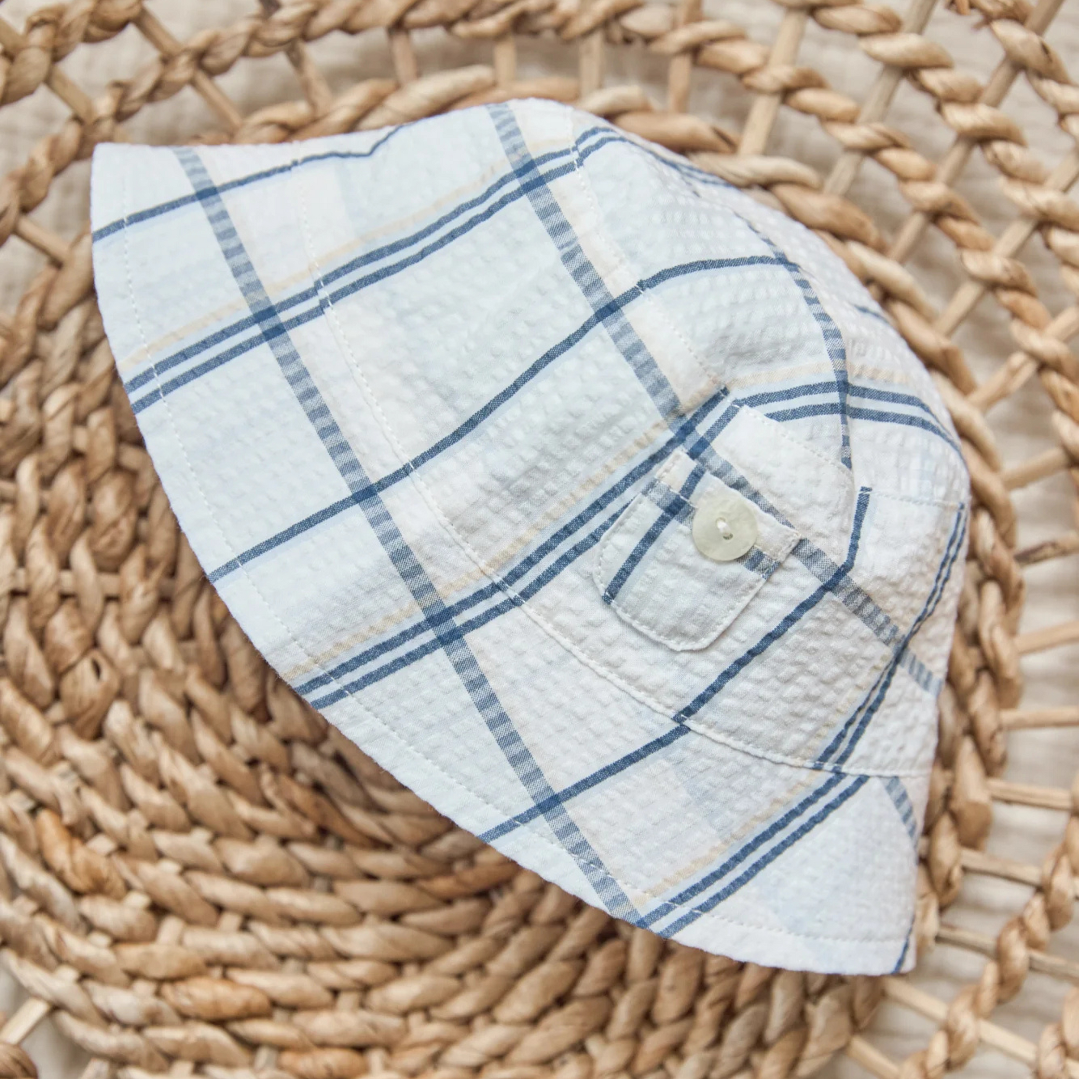 Baby sun hat blue celestial