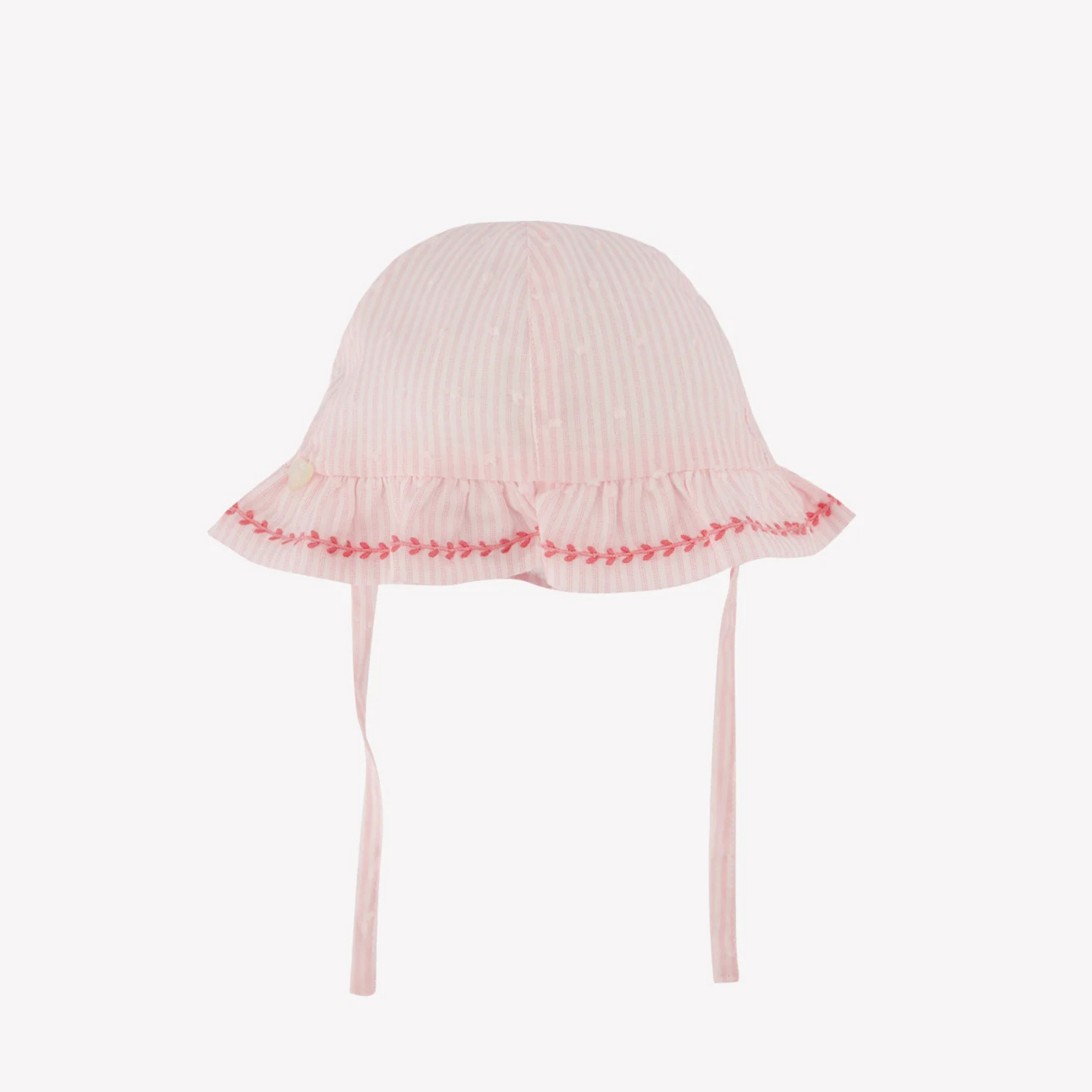 Baby sun hat pale pink