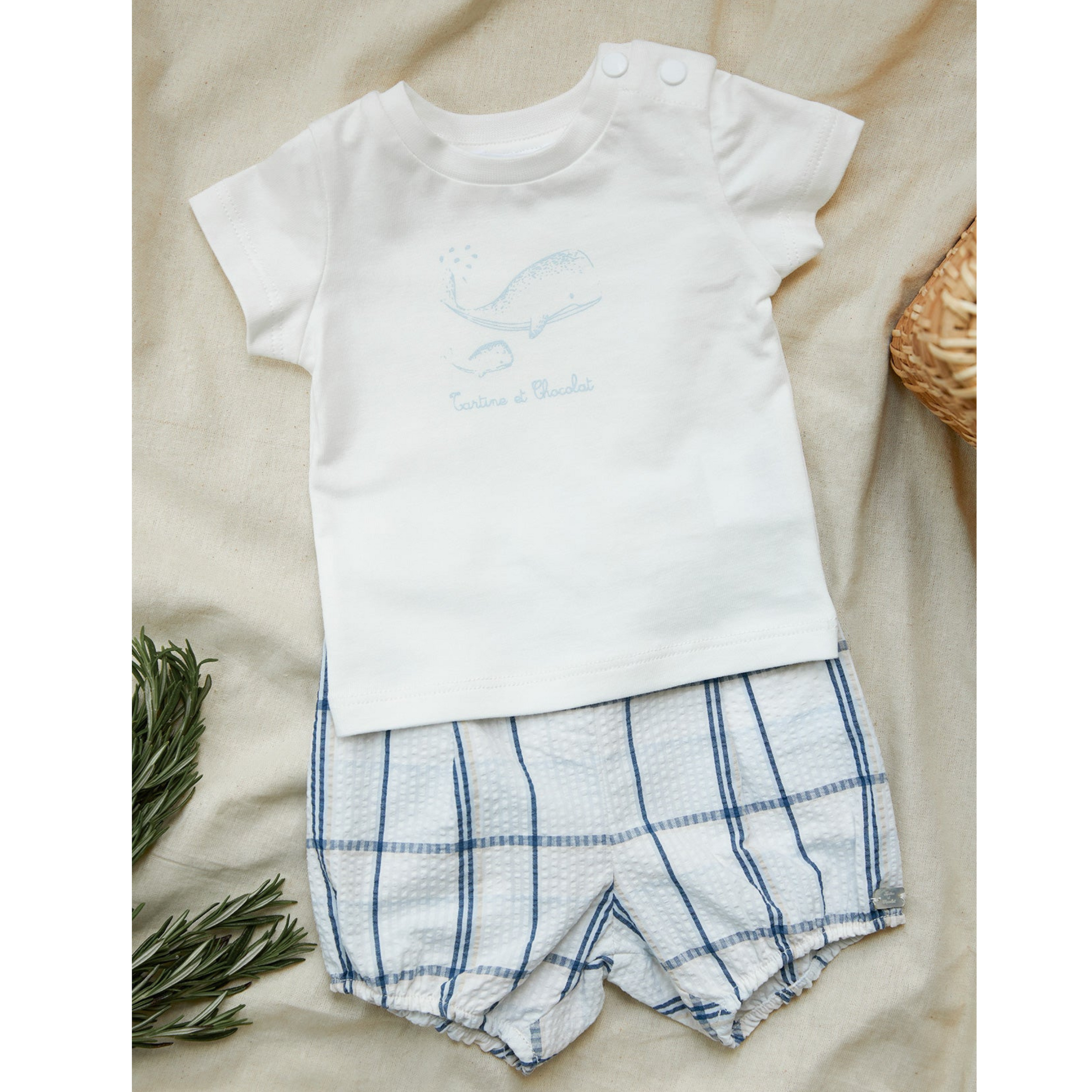 Baby set with Whale design