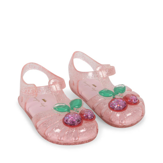 Baby beach sandals with Cherries