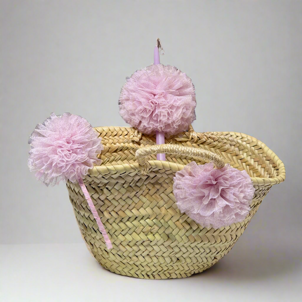 Children's Easter set Pom-Pom Pink