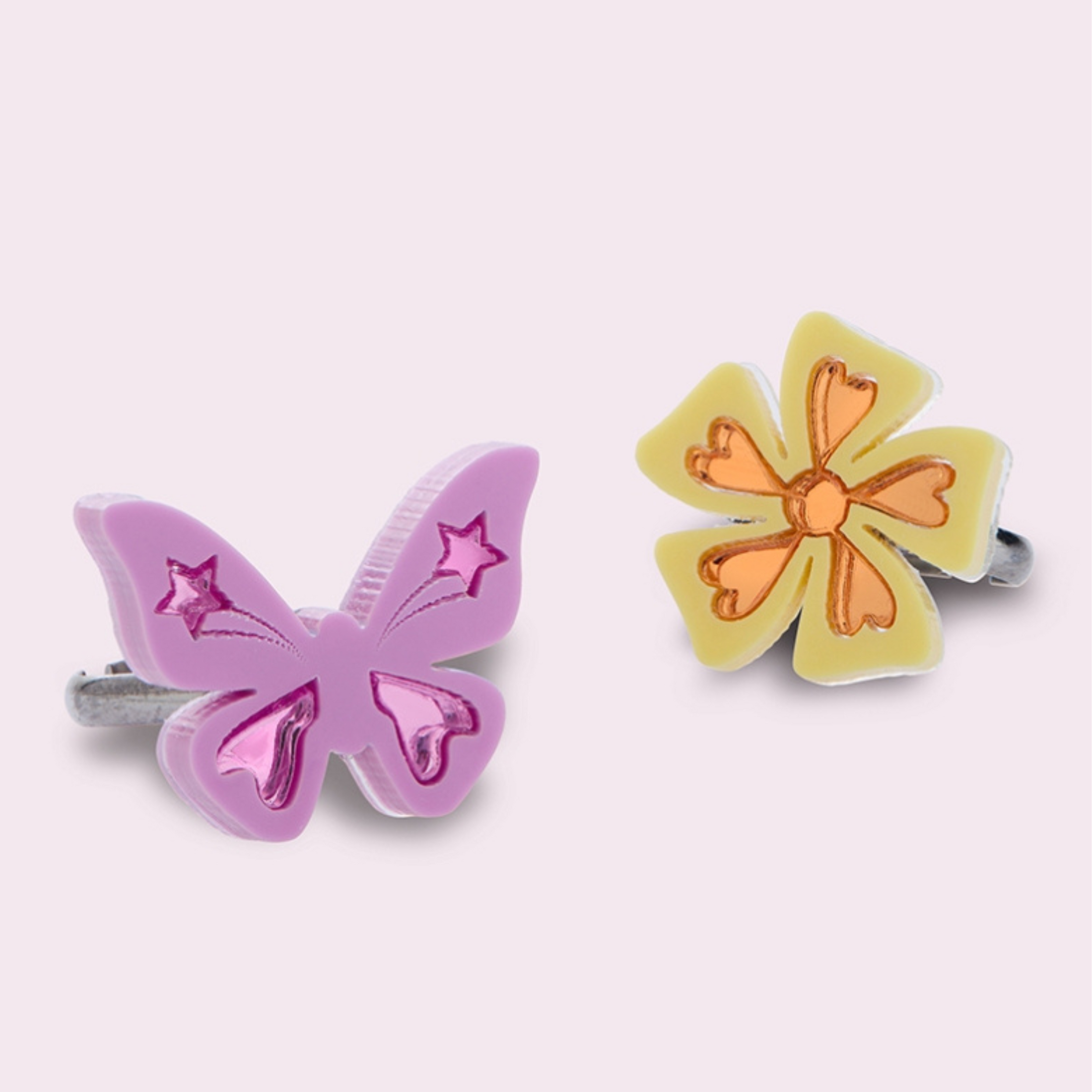 Set of 2 rings Blooming Garden