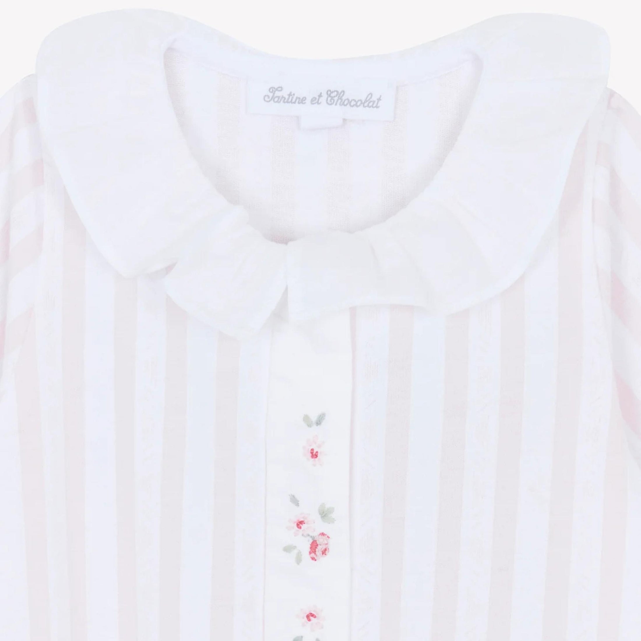 Βρεφικό φορμάκι Ριγέ Απαλό ροζ